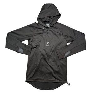 Loki Tech Mitten All Black Hoodie Size X-Small - Gorpcore / Mountains / Skiing